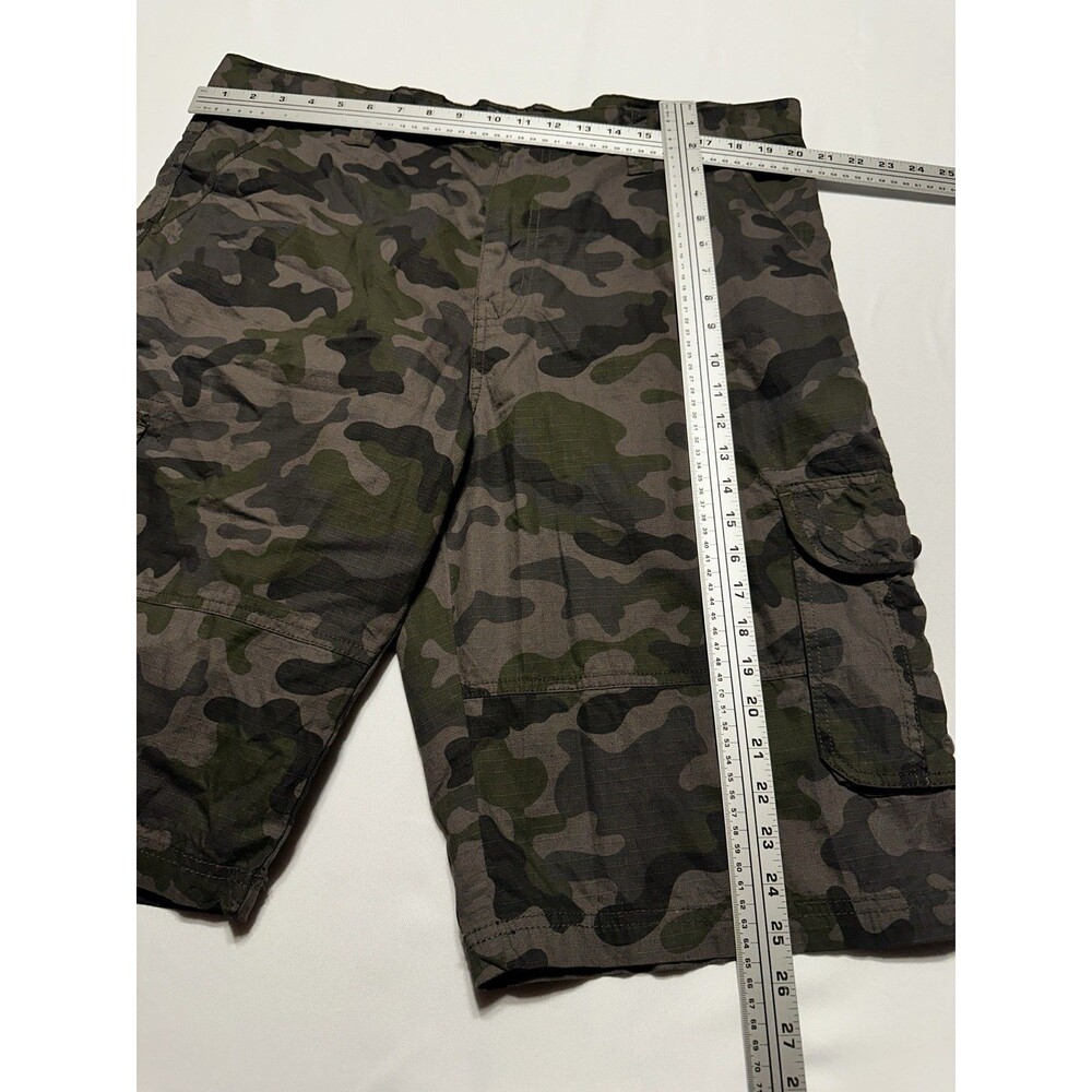 South Pole Cargo Shorts Pockets Camo Camouflage Casual SouthPole Mens Size 40 - Picture 6 of 10